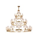 Loft Industry Modern - Lotus Rib Chandelier XL